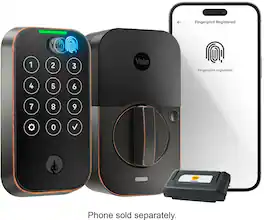 Yale - Assure Lock 2 - Smart Lock Wi-Fi Deadbolt with Touchscreen Keypad | Fingerprint Access - Oil-Rubbed Bronze