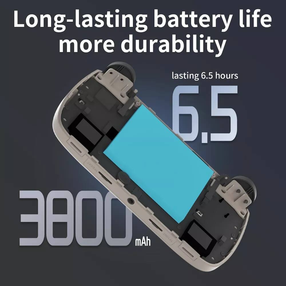 Long-lasting battery life more durability, lasting 6.5 hours, 6.5 TERVEXT 3800 mAh TFVINT