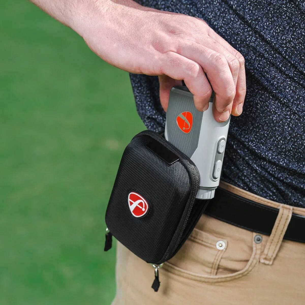 Alt View 5. FlightScope - i4 Golf Laser Rangefinder with 6X Magnification and 1,000 Yard Range | Personalized Smart Gapping Club and Slope - Gray.