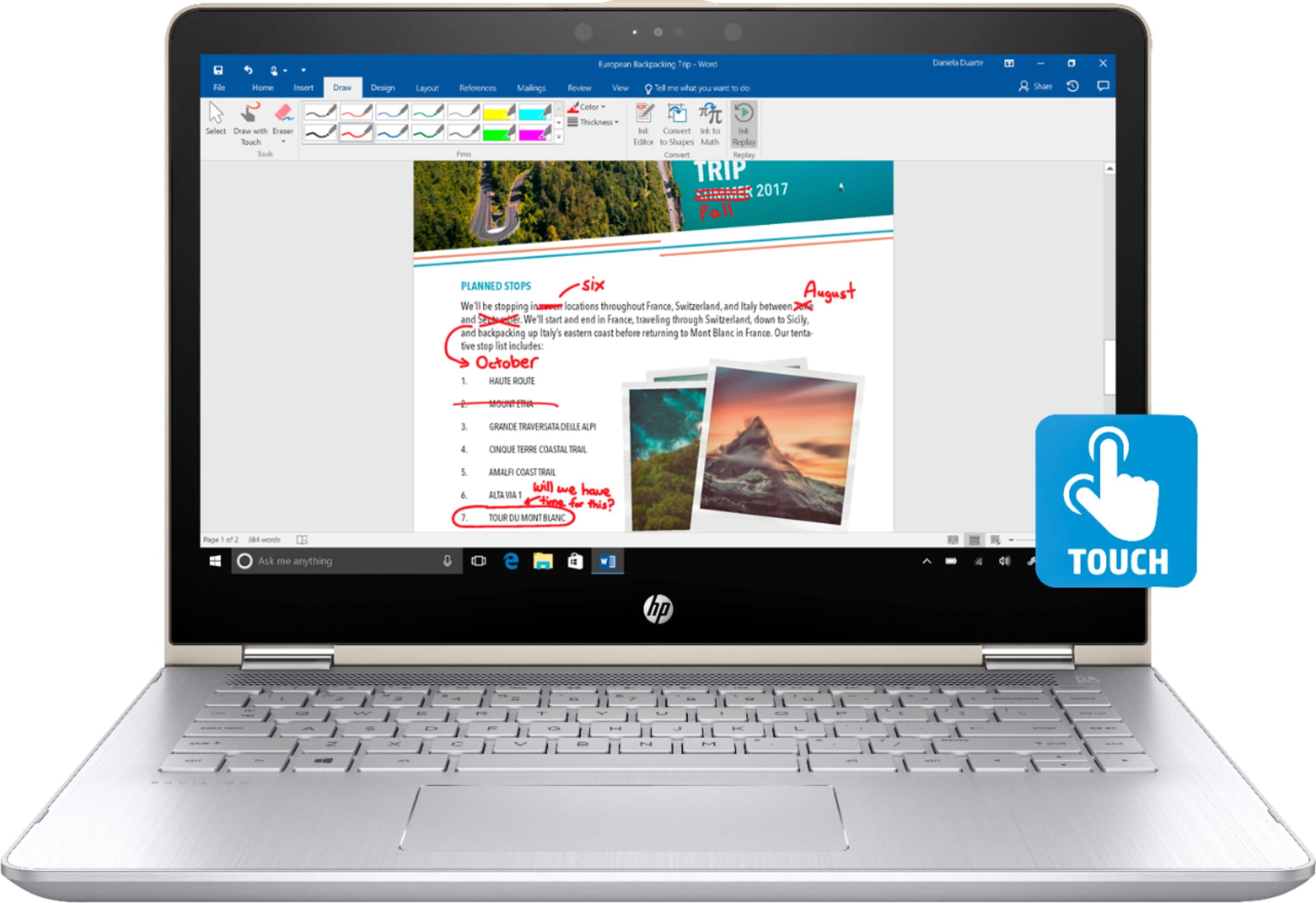Front. HP - Pavilion x360 2-in-1 14" Touch-Screen Laptop - Intel Core i5 - 8GB Memory - 128GB Solid State Drive.