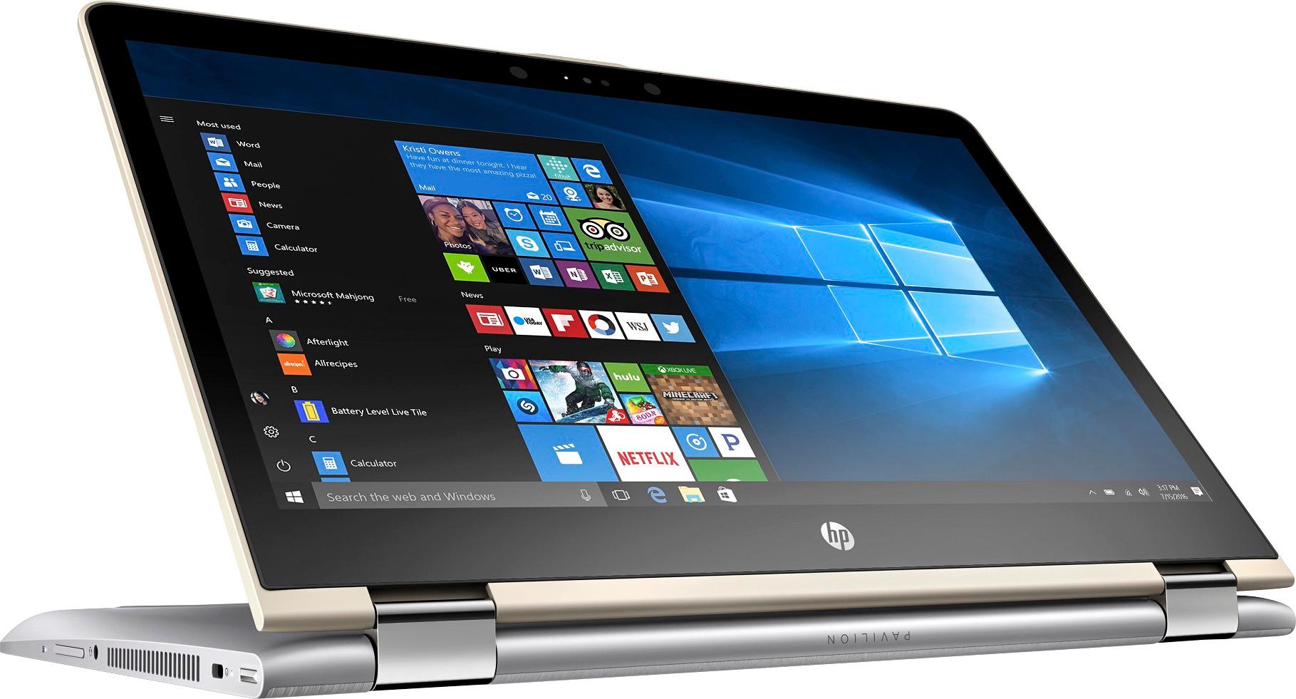 HP Pavilion x360 2-in-1 Laptop, 14 FHD Touchscreen Display, Intel Core  i5-1135G7 Processor, 32GB RAM, 1TB SSD, Media Card Reader, Fingerprint  Reader, HDMI, Wi-Fi 6, Windows 11 Home, Gold 