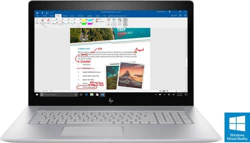HP - ENVY 17.3" Touch-Screen Laptop - Intel Core i7 - 16GB Memory - 1TB Hard Drive - Natural Silver - Larger Front