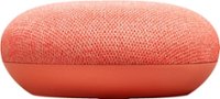 Front Zoom. Home Mini (1st Generation) - Smart Speaker with Google Assistant - Coral.