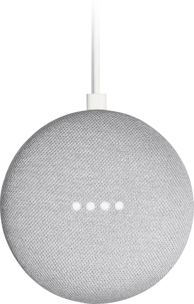 Alt View 11. Google - Home Mini (1st Generation) - Smart Speaker with Google Assistant - Chalk.