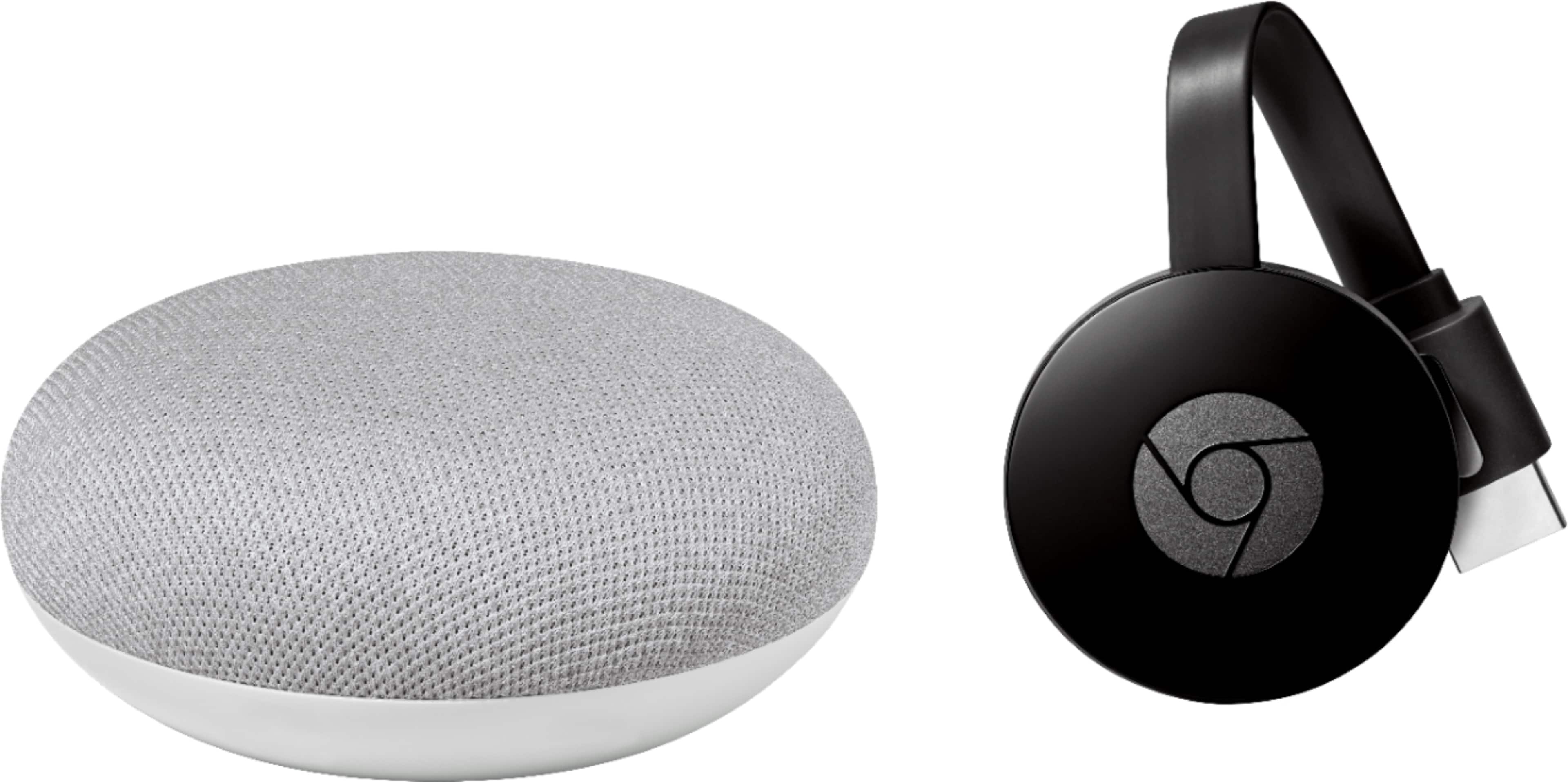 Alt View 25. Google - Home Mini (1st Generation) - Smart Speaker with Google Assistant - Chalk.