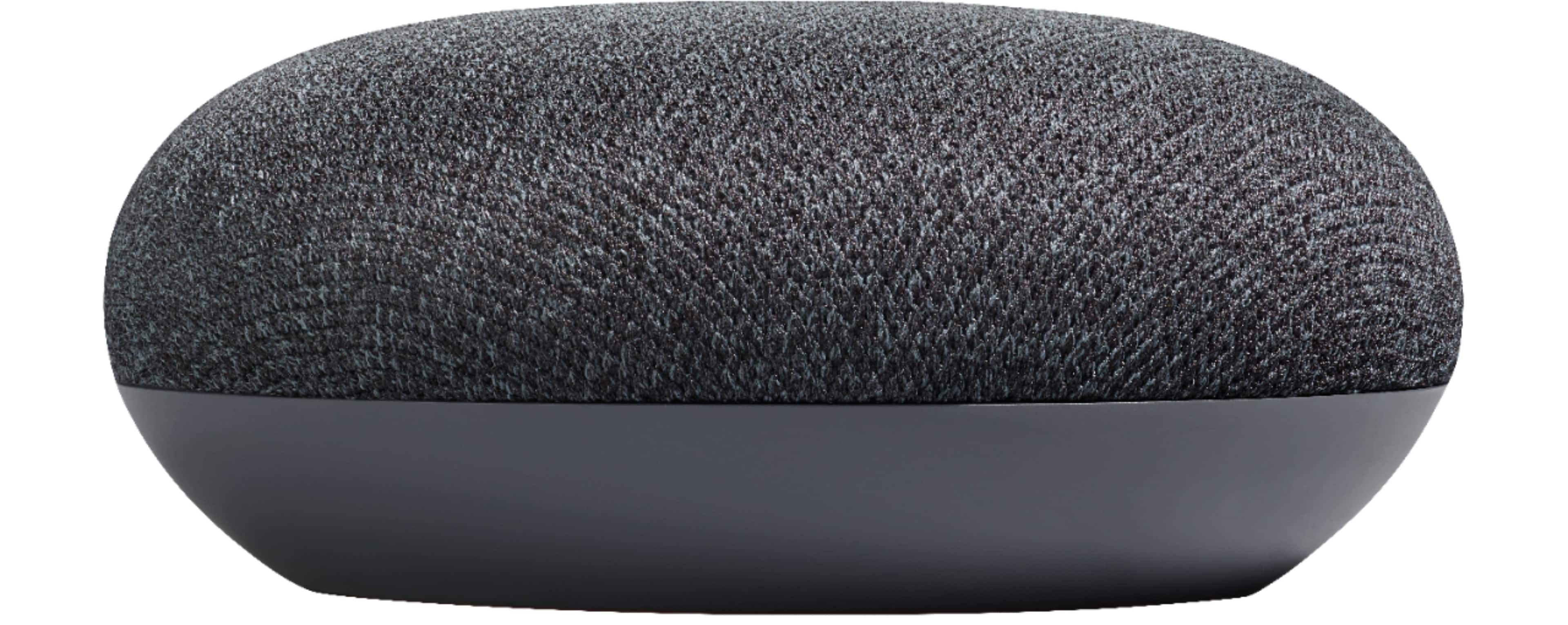 Front. Google - Home Mini (1st Generation) - Smart Speaker with Google Assistant - Charcoal.