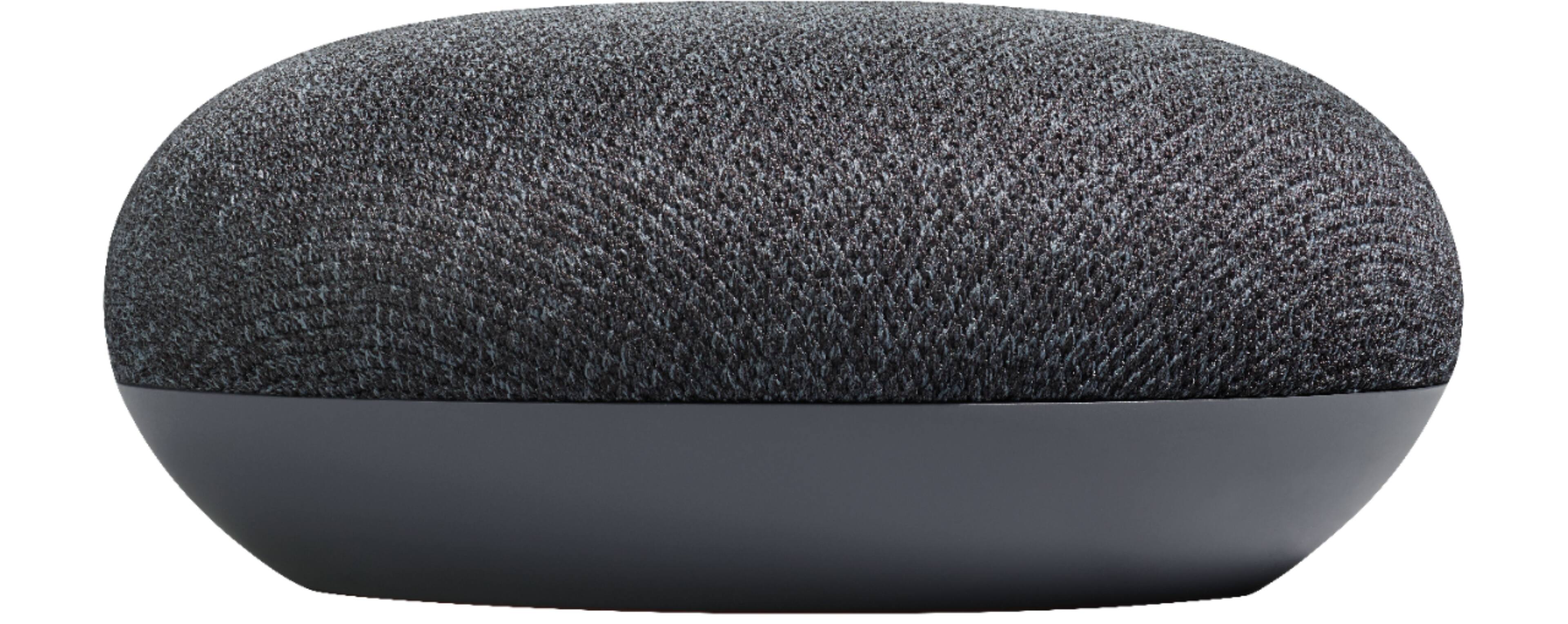 Front. Google - Home Mini (1st Generation) - Smart Speaker with Google Assistant - Charcoal.
