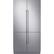 Front. Samsung - Chef Collection 23.5 Cu. Ft. 4-Door Flex French Door Built-In Refrigerator - Custom Panel Ready.