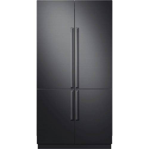Door Panels and Accessory Kit for Samsung 42" Fingerprint Resistant Built-In Chef Collection Refrigerators - Matte Black Stainless Steel