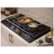 Alt View 22. Samsung - Samsung-Chef Collection 36"  Fingerprint Resistant Gas Cooktop-Matte Black Stainless Steel.