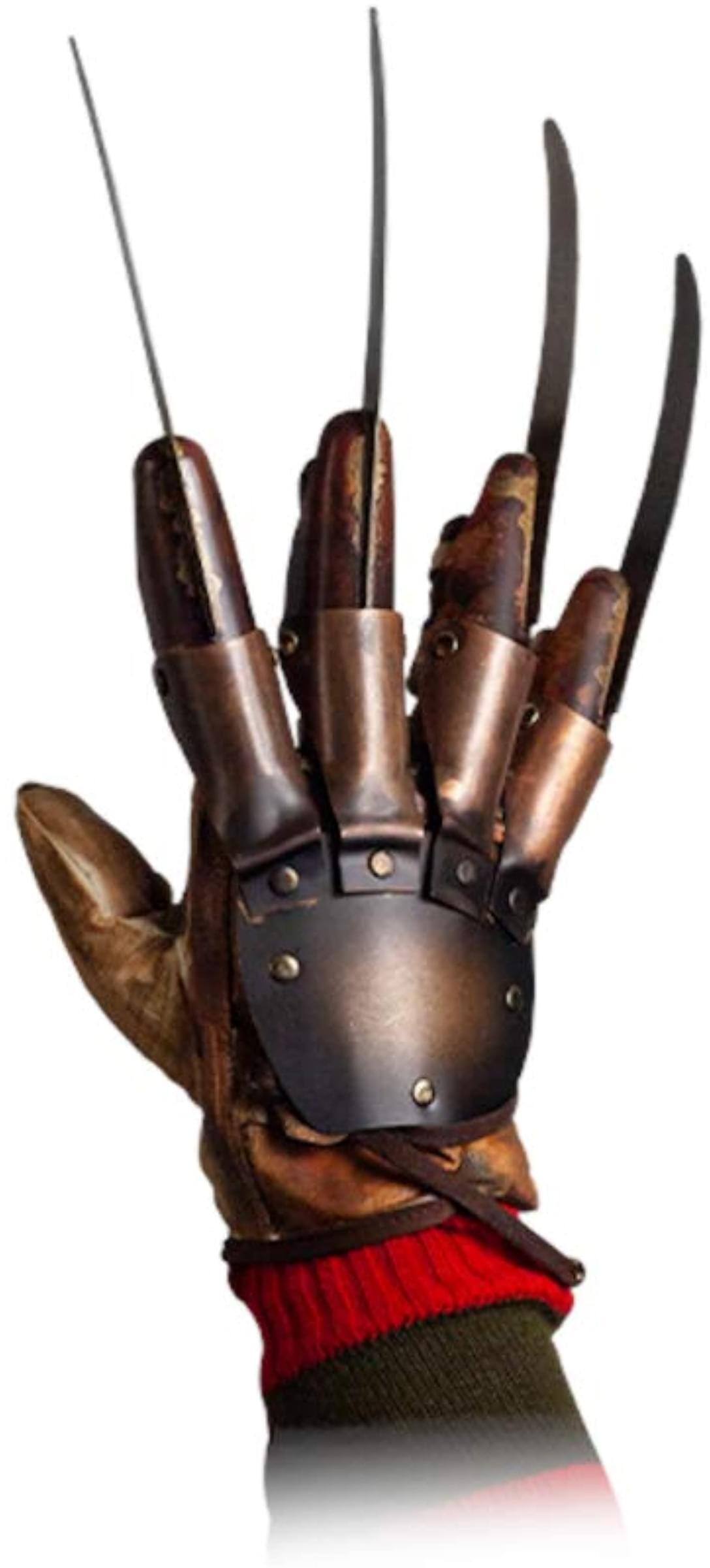 Front. Trick or Treat Studios - A Nightmare On Elm Street 3 Deluxe Freddy Krueger Replica Glove - Bronze.