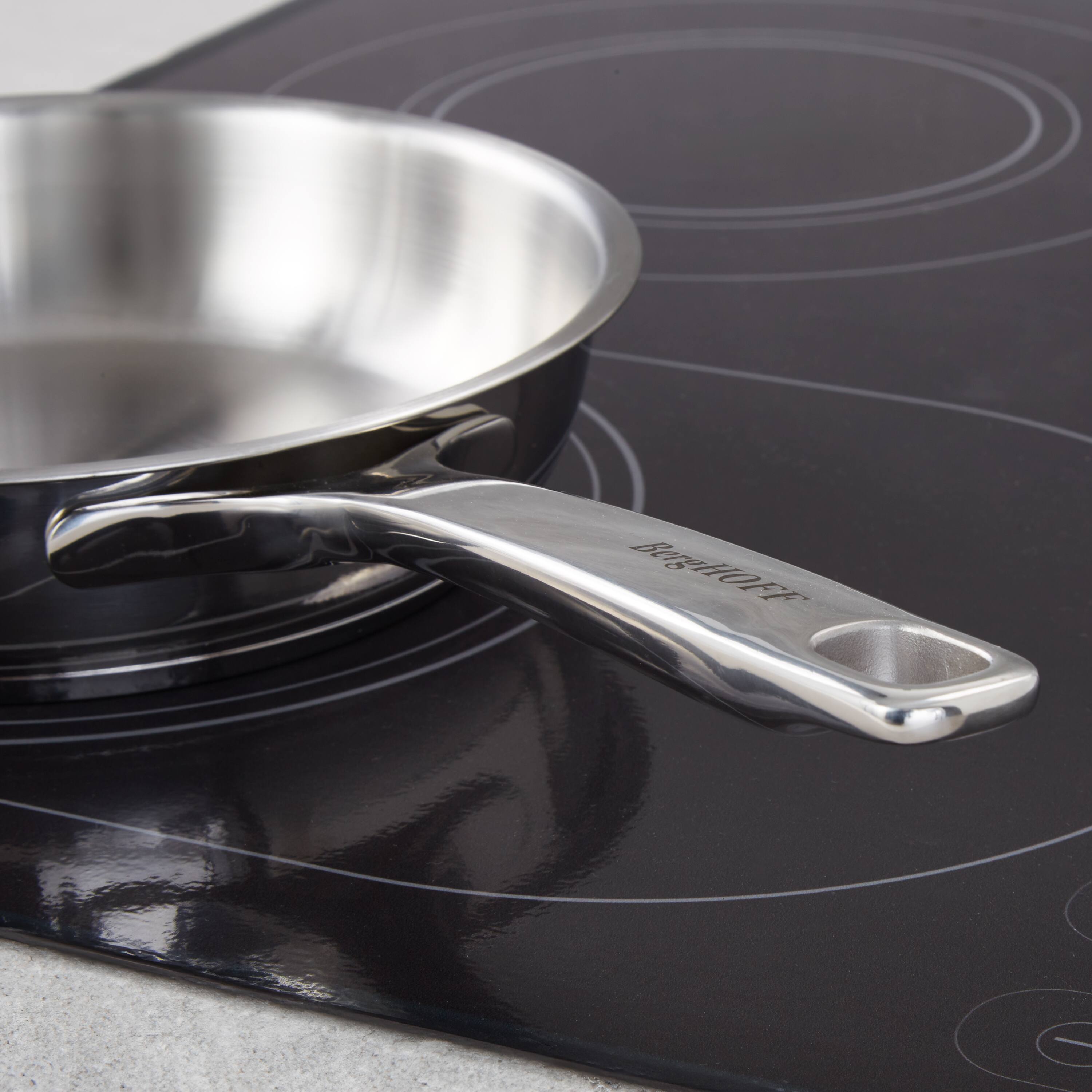 Back. BergHOFF - BergHOFF DiNA Helix 18/10 Stainless Steel 8" Fry Pan - Silver.