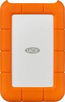 LaCie - Rugged 2TB External USB Type-C Portable Hard Drive - Orange/Silver - Front_Zoom
