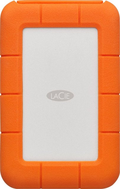Lacie Rugged 2tb External Thunderbolt And Usb Type C Portable Hard Drive Orange Silver Stfs2000800 Best Buy