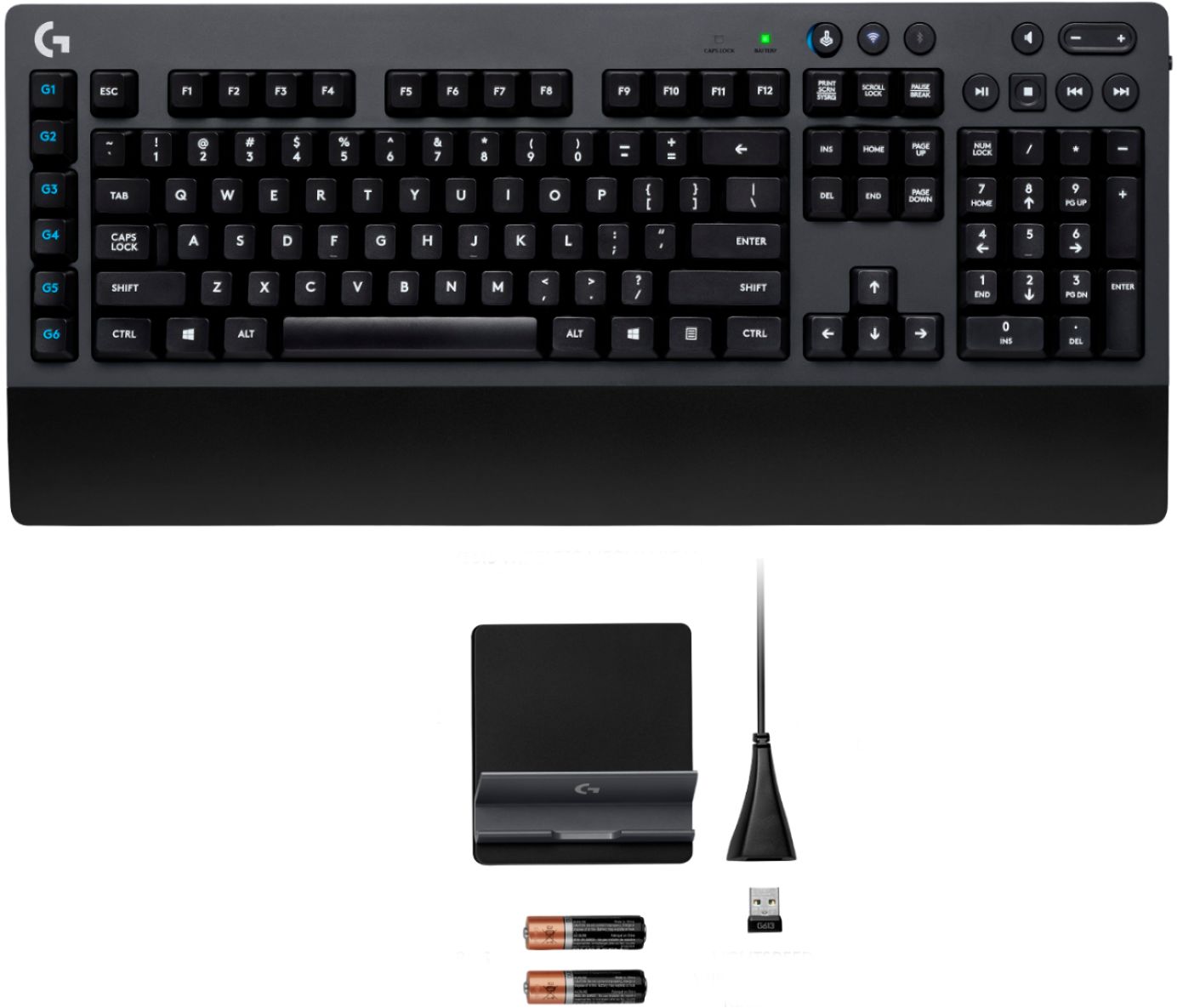 Clavier LOGITECH G613 Wireless Mechanical Gaming Keyboard, Bluetooth