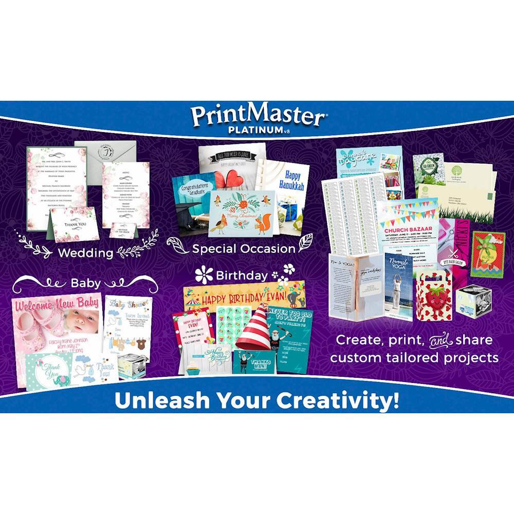 Best Buy: Encore PrintMaster Platinum v8 Mac OS, Windows 43810