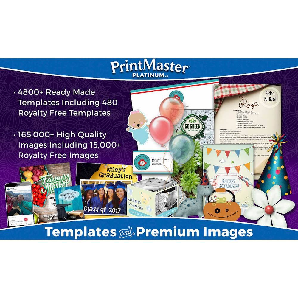 Best Buy: Encore PrintMaster Platinum v8 Mac OS, Windows 43810