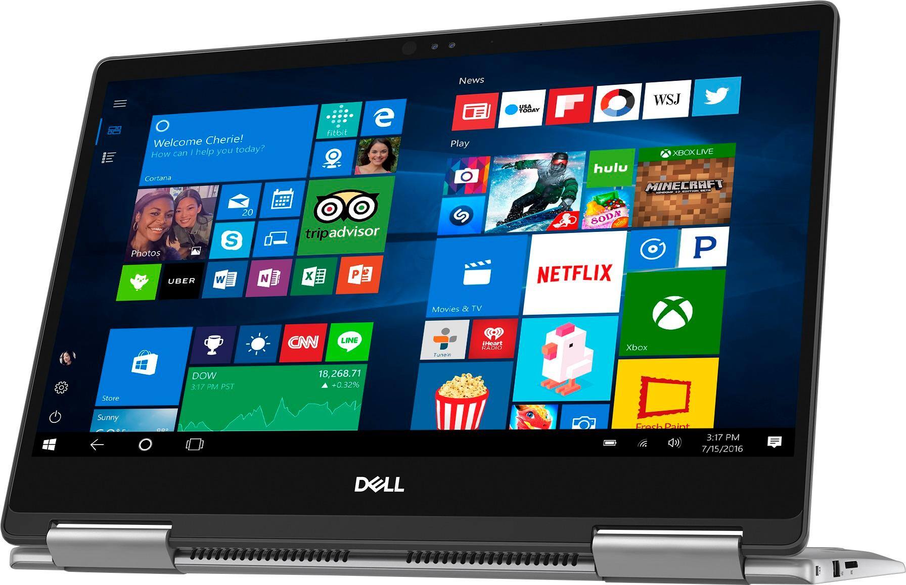 Alt View 16. Dell - Inspiron 2-in-1 13.3" Touch-Screen Laptop - Intel Core i5 - 8GB Memory - 256GB Solid State Drive.