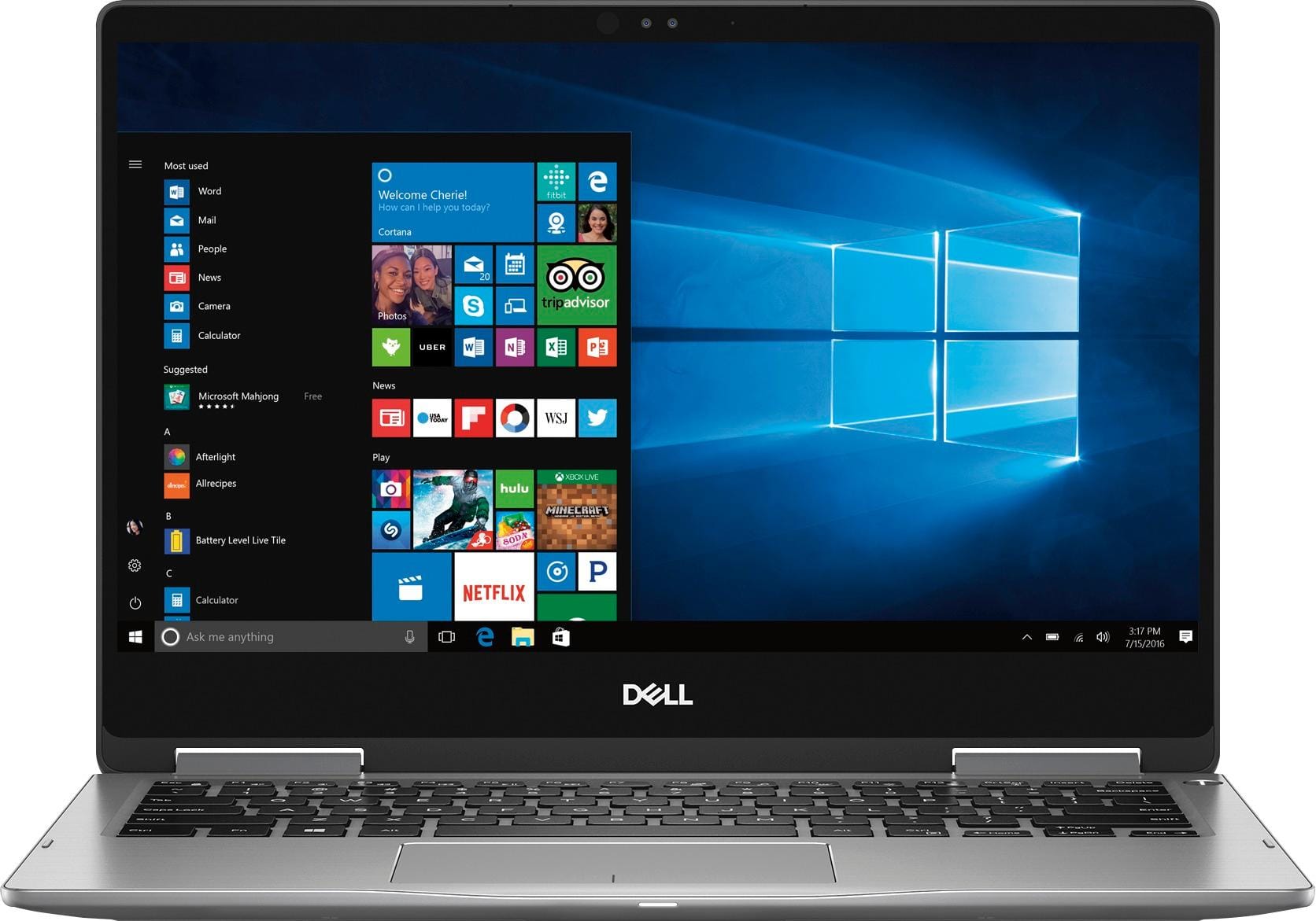 Angle. Dell - Inspiron 2-in-1 13.3" Touch-Screen Laptop - Intel Core i7 - 16GB Memory - 256GB Solid State Drive - Era Gray.
