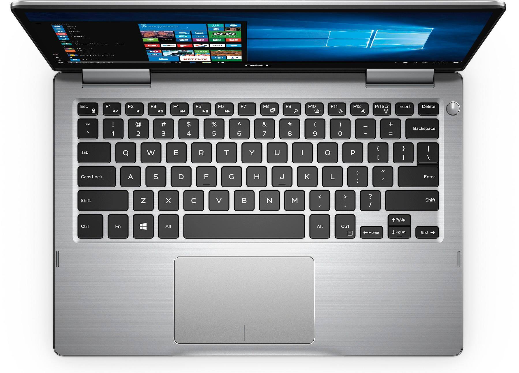 Alt View 12. Dell - Inspiron 2-in-1 13.3" Touch-Screen Laptop - Intel Core i7 - 16GB Memory - 256GB Solid State Drive - Era Gray.