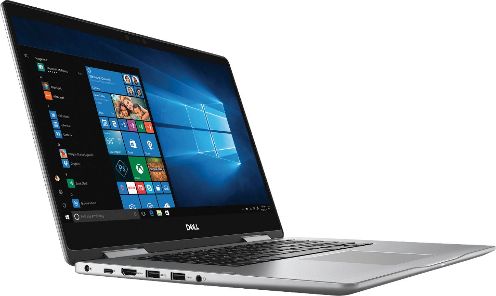 Angle. Dell - Inspiron 2-in-1 15.6" Touch-Screen Laptop - Intel Core i5 - 8GB Memory - 2TB Hard Drive.