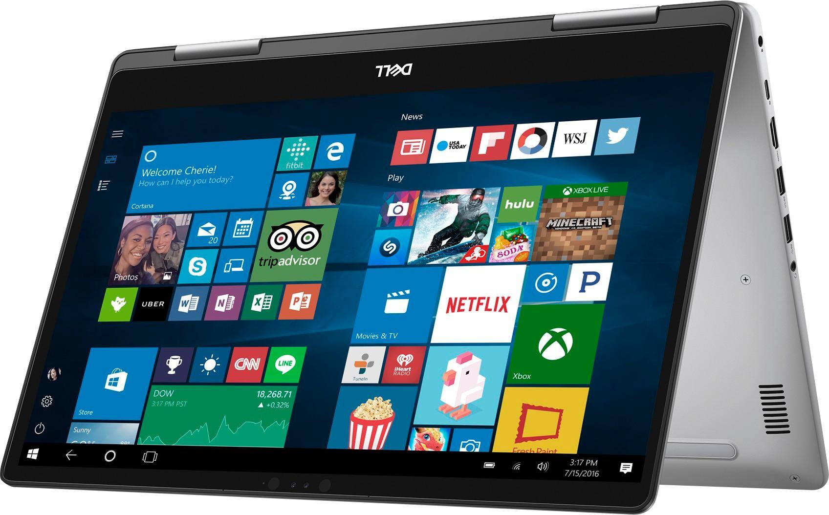 Alt View 11. Dell - Inspiron 2-in-1 15.6" Touch-Screen Laptop - Intel Core i5 - 8GB Memory - 2TB Hard Drive.