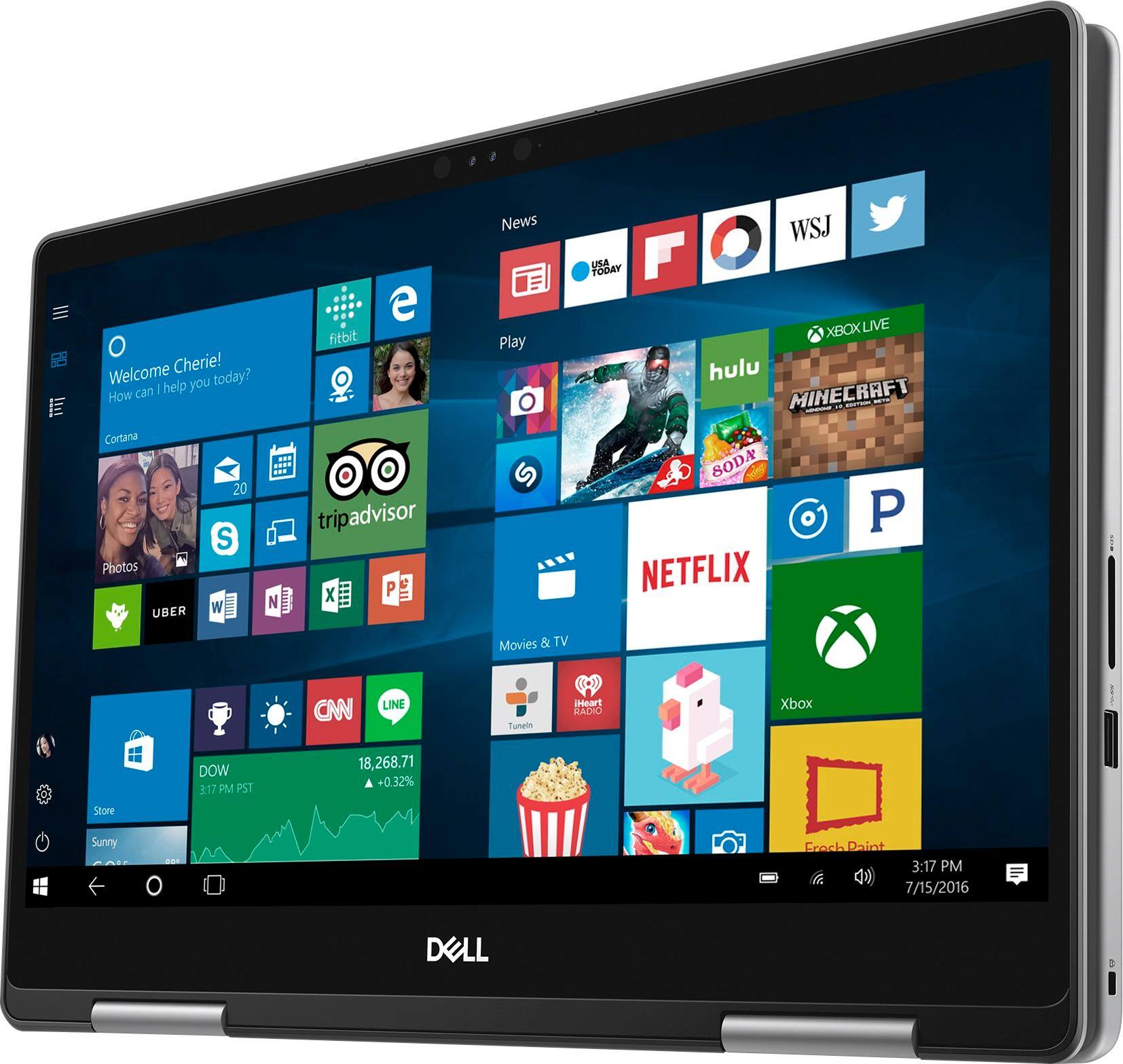 Alt View 12. Dell - Inspiron 2-in-1 15.6" Touch-Screen Laptop - Intel Core i5 - 8GB Memory - 2TB Hard Drive.