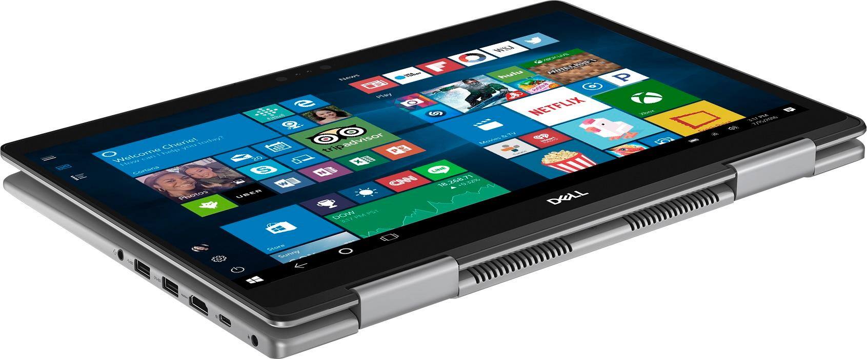 Alt View 16. Dell - Inspiron 2-in-1 15.6" Touch-Screen Laptop - Intel Core i5 - 8GB Memory - 2TB Hard Drive.