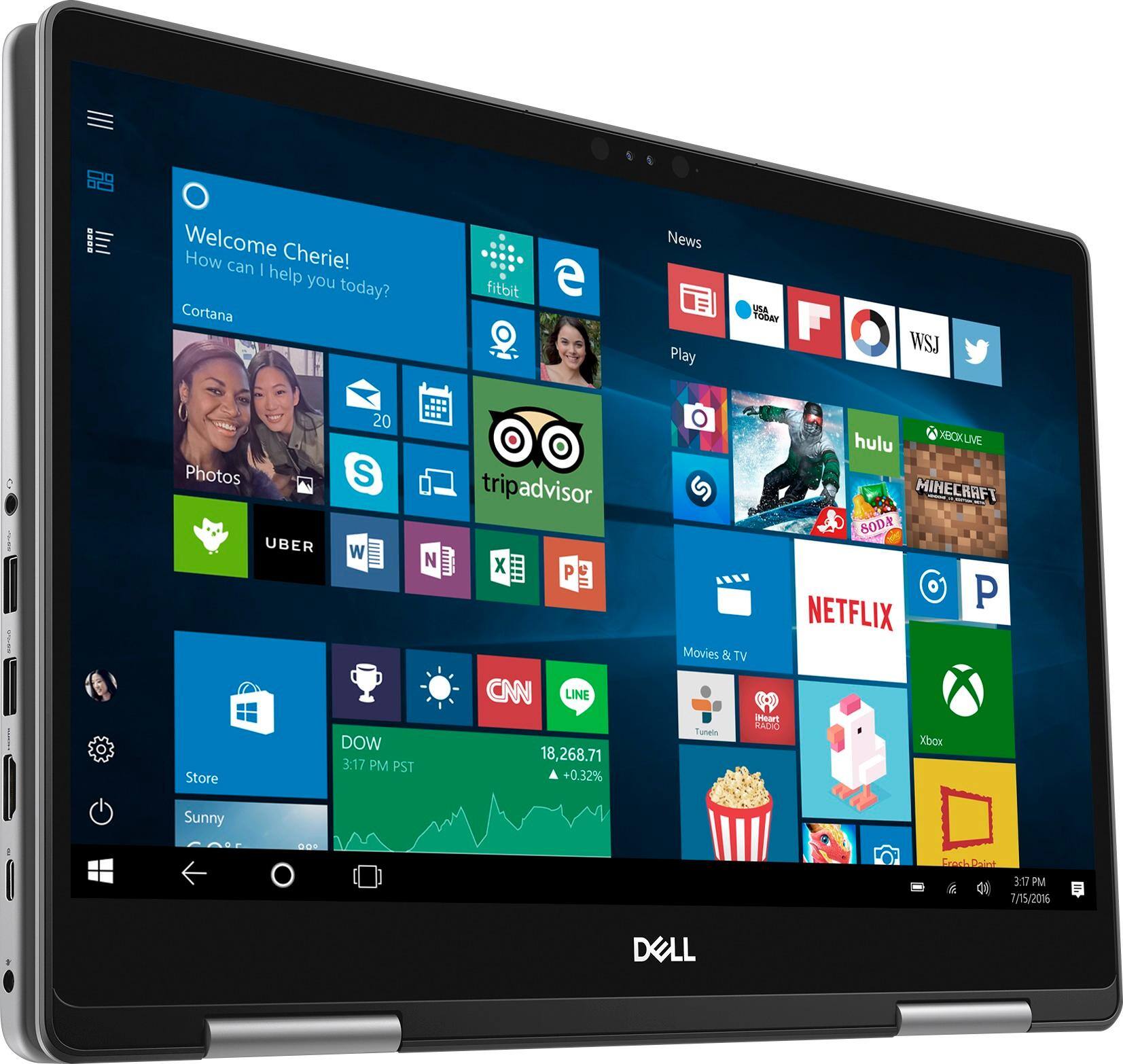 Alt View 18. Dell - Inspiron 2-in-1 15.6" Touch-Screen Laptop - Intel Core i5 - 8GB Memory - 2TB Hard Drive.