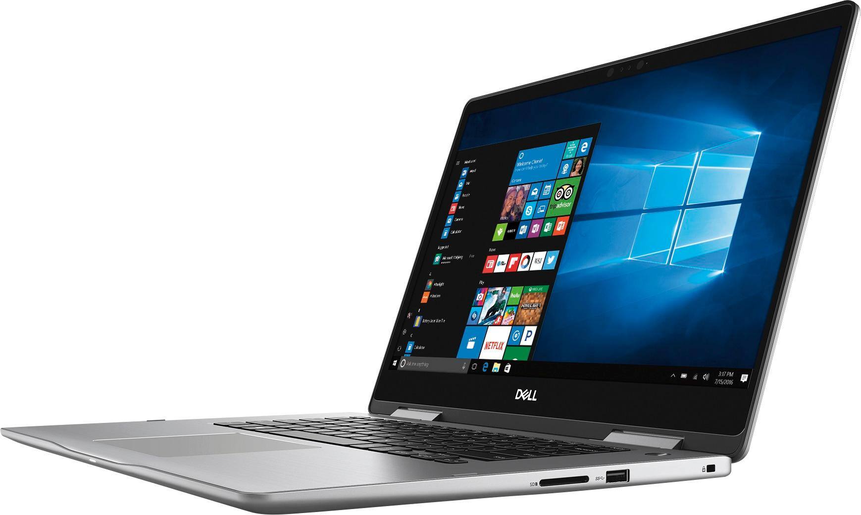 Left. Dell - Inspiron 2-in-1 15.6" Touch-Screen Laptop - Intel Core i5 - 8GB Memory - 2TB Hard Drive.