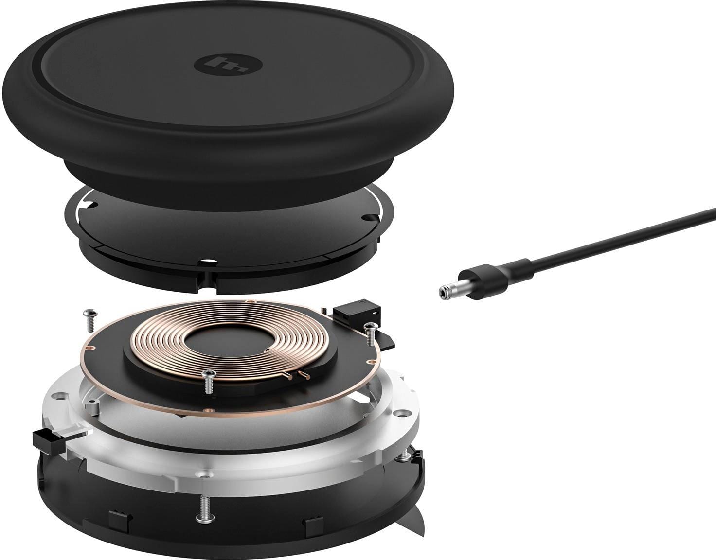 Alt View 12. mophie - 7.5W Wireless Charging Pad - Black.