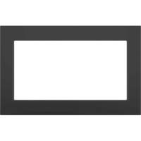 GE - 27" Built-In Microwave Trim Kit - Black - Front_Zoom