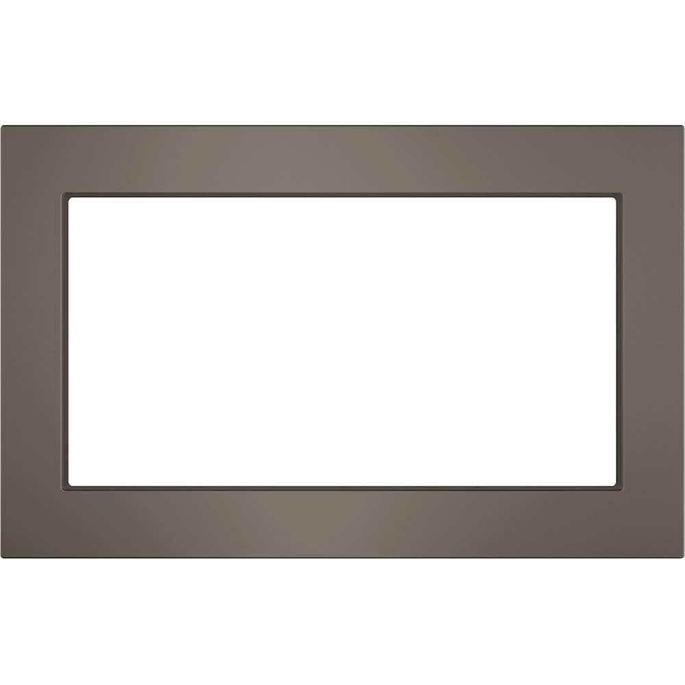 27" Trim Kit for GE Profile Series PEB7227SLSS Microwave - Slate - Front_Zoom