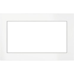 GE - Deluxe 26.9" Trim Kit - White on white - Front_Zoom