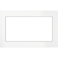 GE - Deluxe 30" Trim Kit - White on white - Front_Zoom