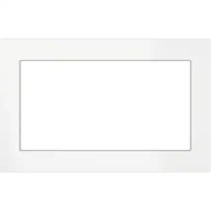 Front. GE - Deluxe 30" Trim Kit - White.