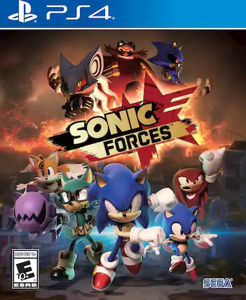 Front. SEGA - Sonic Forces. - E10+ (Everyone 10+)