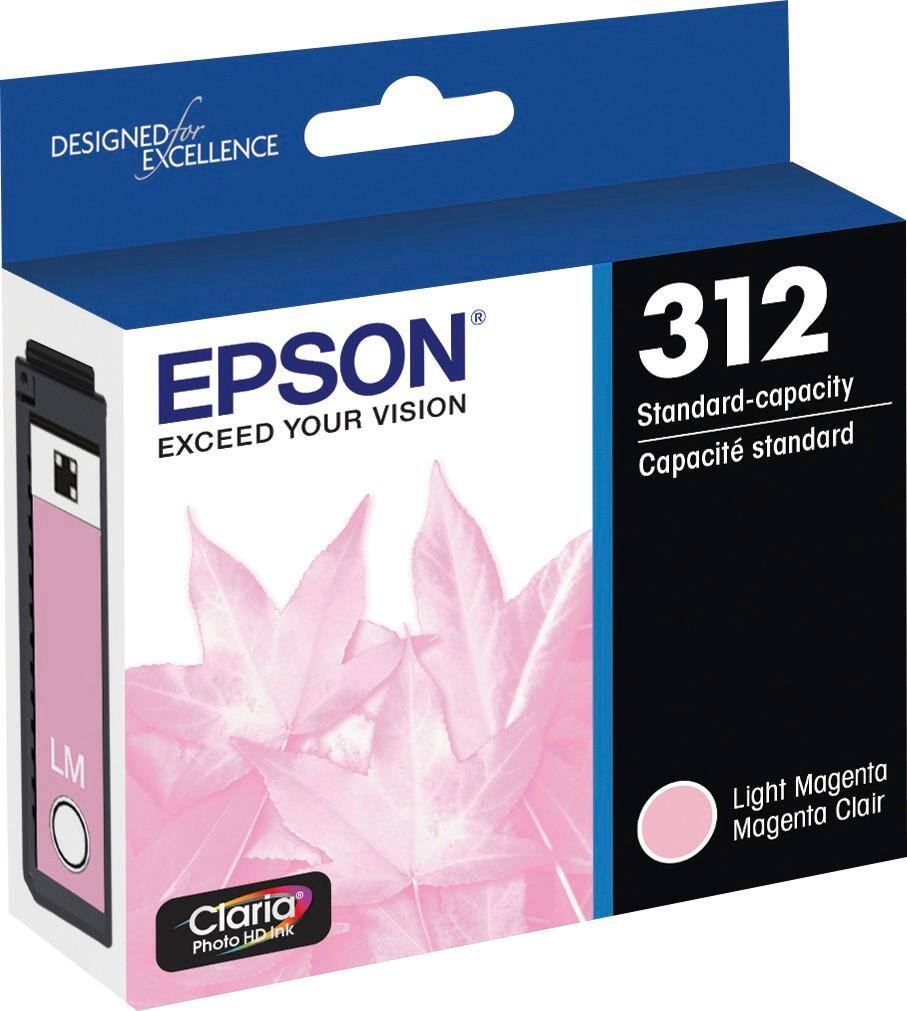 Best Buy: Epson 312 Ink Cartridge Light Magenta T312620-S