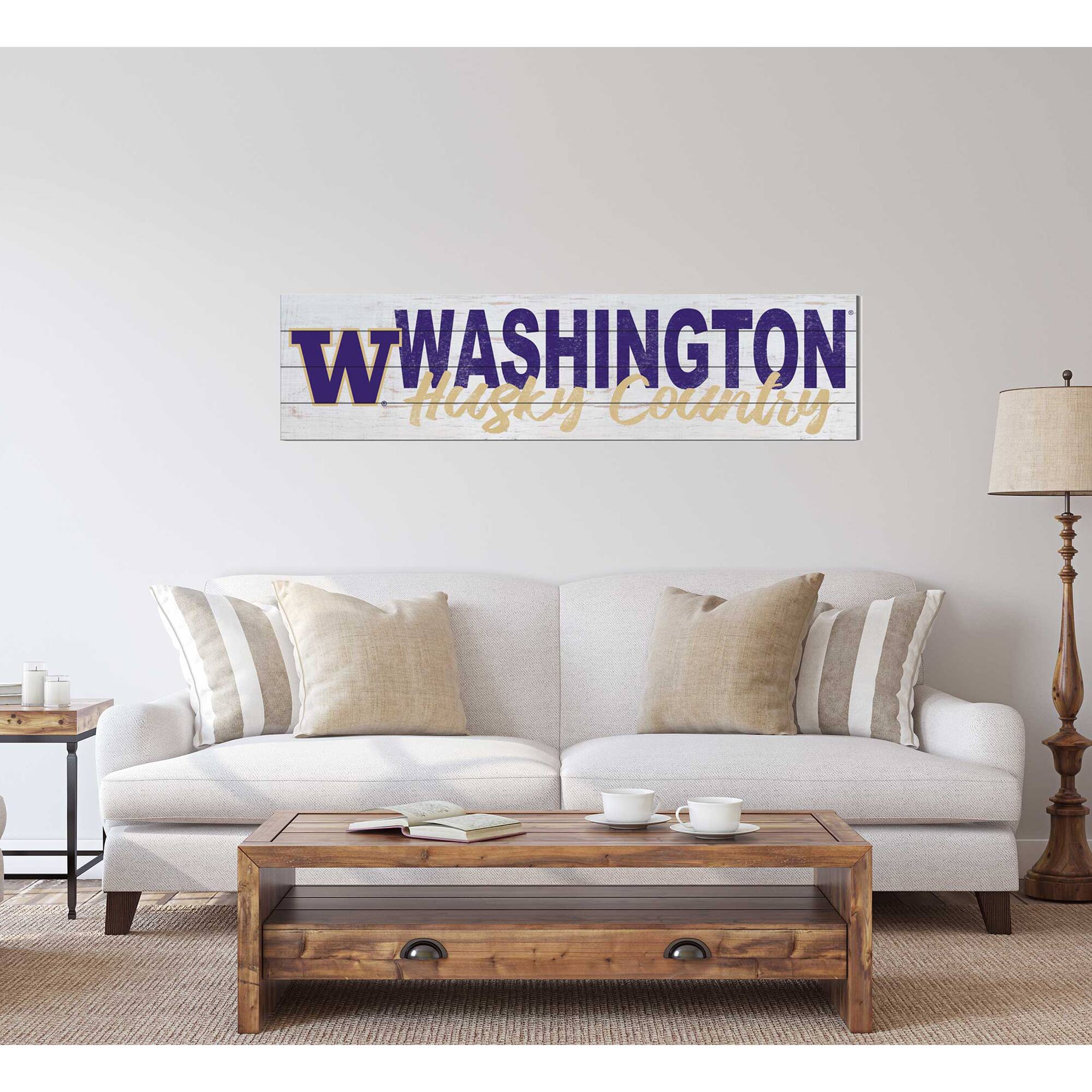 Jardine Washington Huskies 40'' x 10'' Logo Sign White 4939667 - Best Buy
