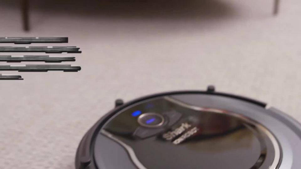 Shark ION™ 750 WiFi Connected Robot Vacuum Gray RV750 Best Buy