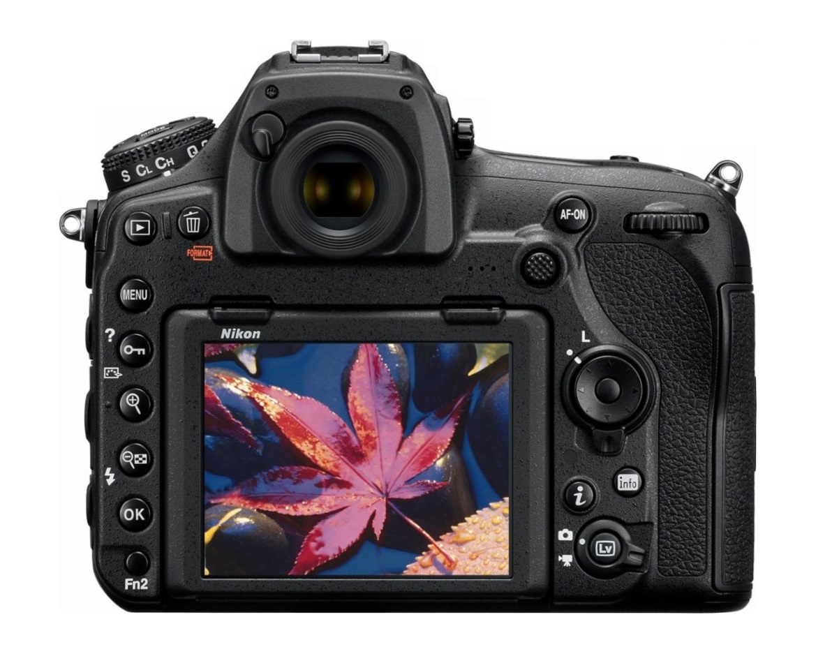 Angle View: Nikon - D850 DSLR 4k Video Camera (Body Only) - Black