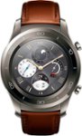 Front Zoom. Huawei - Watch 2 Classic Smartwatch 45mm Plastic/Stainless Steel - Titanium Gray.