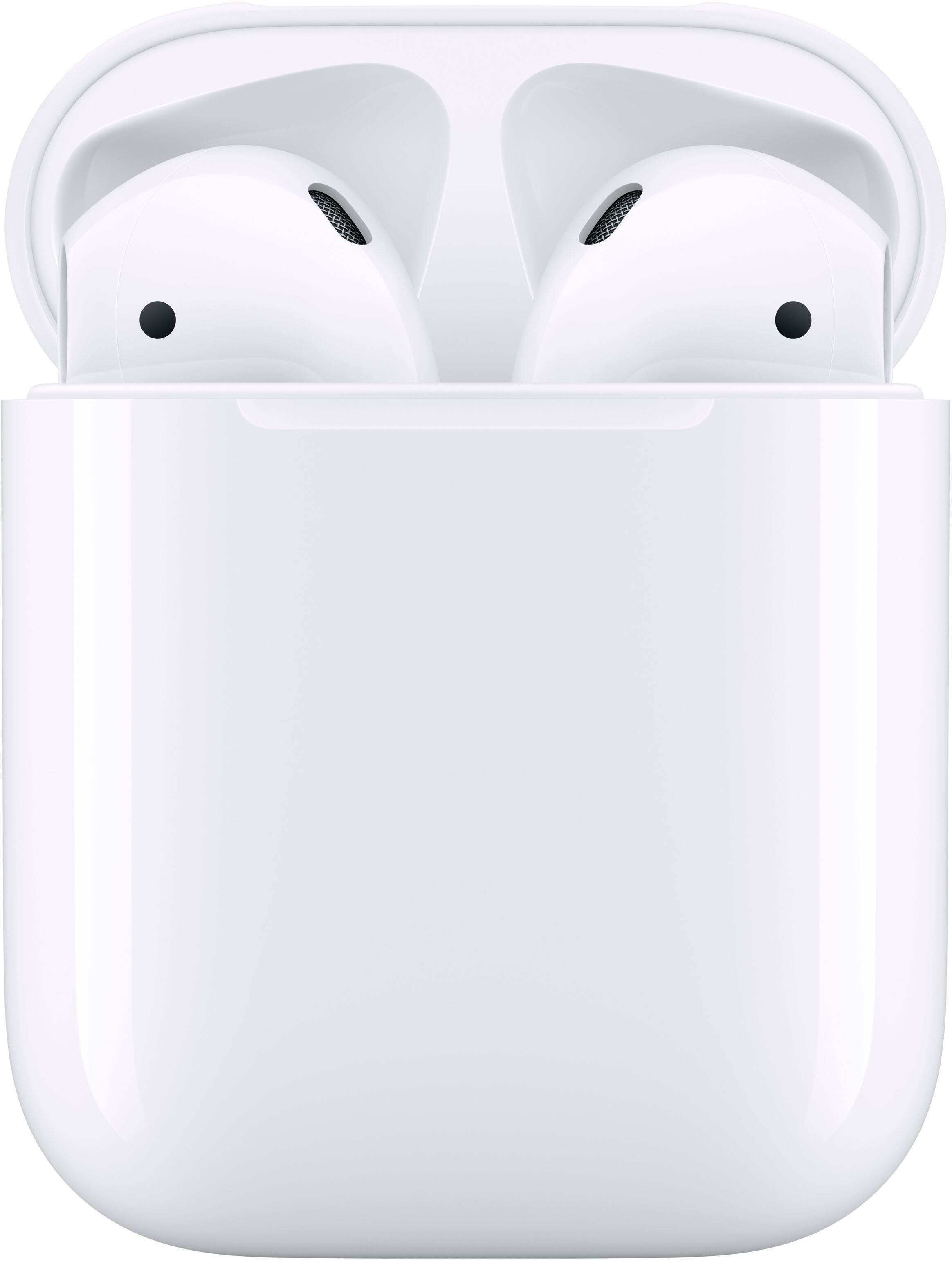 Alt View 12. Apple - AirPods with Charging Case (2nd generation) - White.