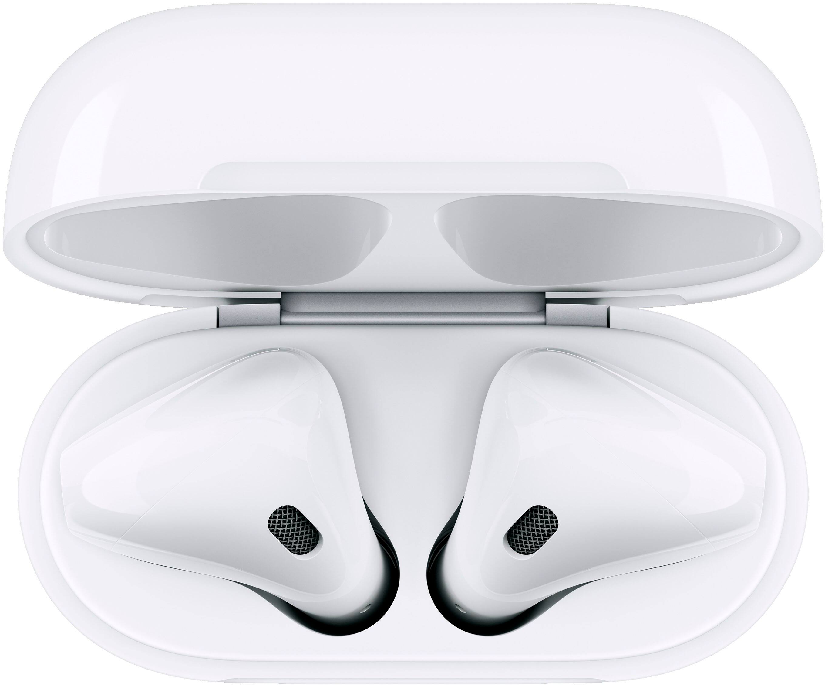 Alt View 13. Apple - AirPods with Charging Case (2nd generation) - White.