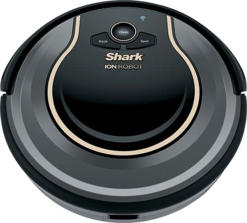 Shark - ION Robot Vacuum R75 with Wi-Fi - Smoke/Ash-Front_Standard