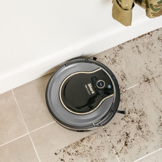 Alt View Zoom 13. Shark - ION Robot Vacuum R75 with Wi-Fi - Smoke/Ash.