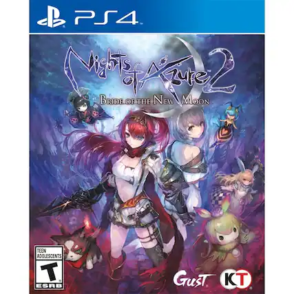 Front. Koei Tecmo - Nights of Azure 2: Bride of the New Moon. - T (Teen 13+)
