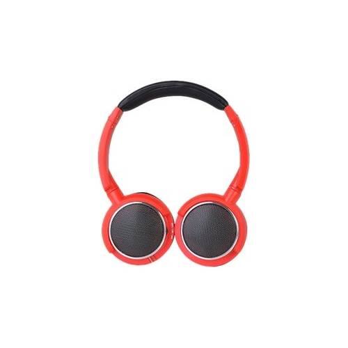 Front. Contixo - KB-300 Wireless On-Ear Headphones - Black/Red.