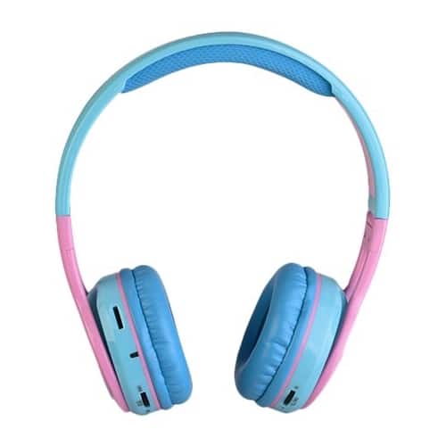 Front. Contixo - KB-2600 Wireless On-Ear Headphones (iOS) - Blue/Pink.
