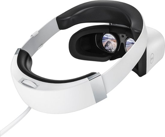 Dell - Visor Virtual Reality Headset for Compatible Windows PCs - White